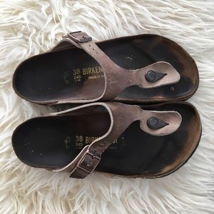 Gizeh Oiled Leather Birkenstock Sandals